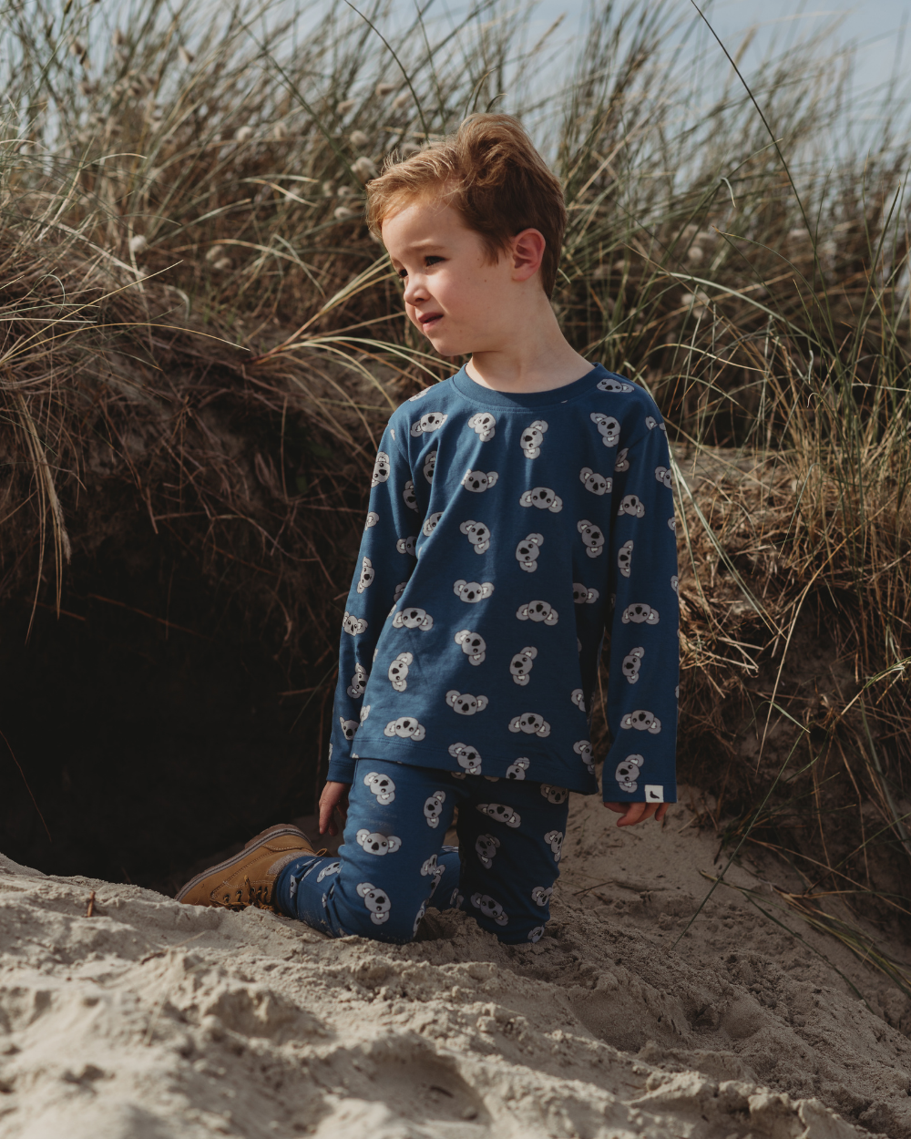 organic cotton Blue Koala Print Top - image 1