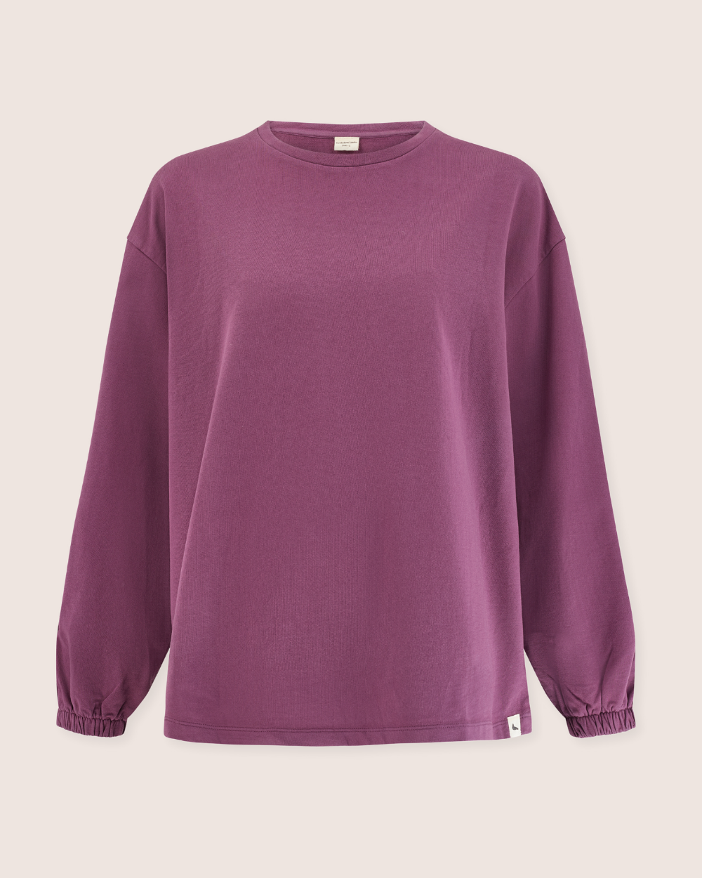 Oragnic cotton Ivy Purple Sweatshirt- front