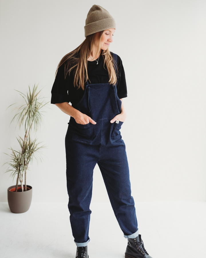 Lila Denim Dungarees