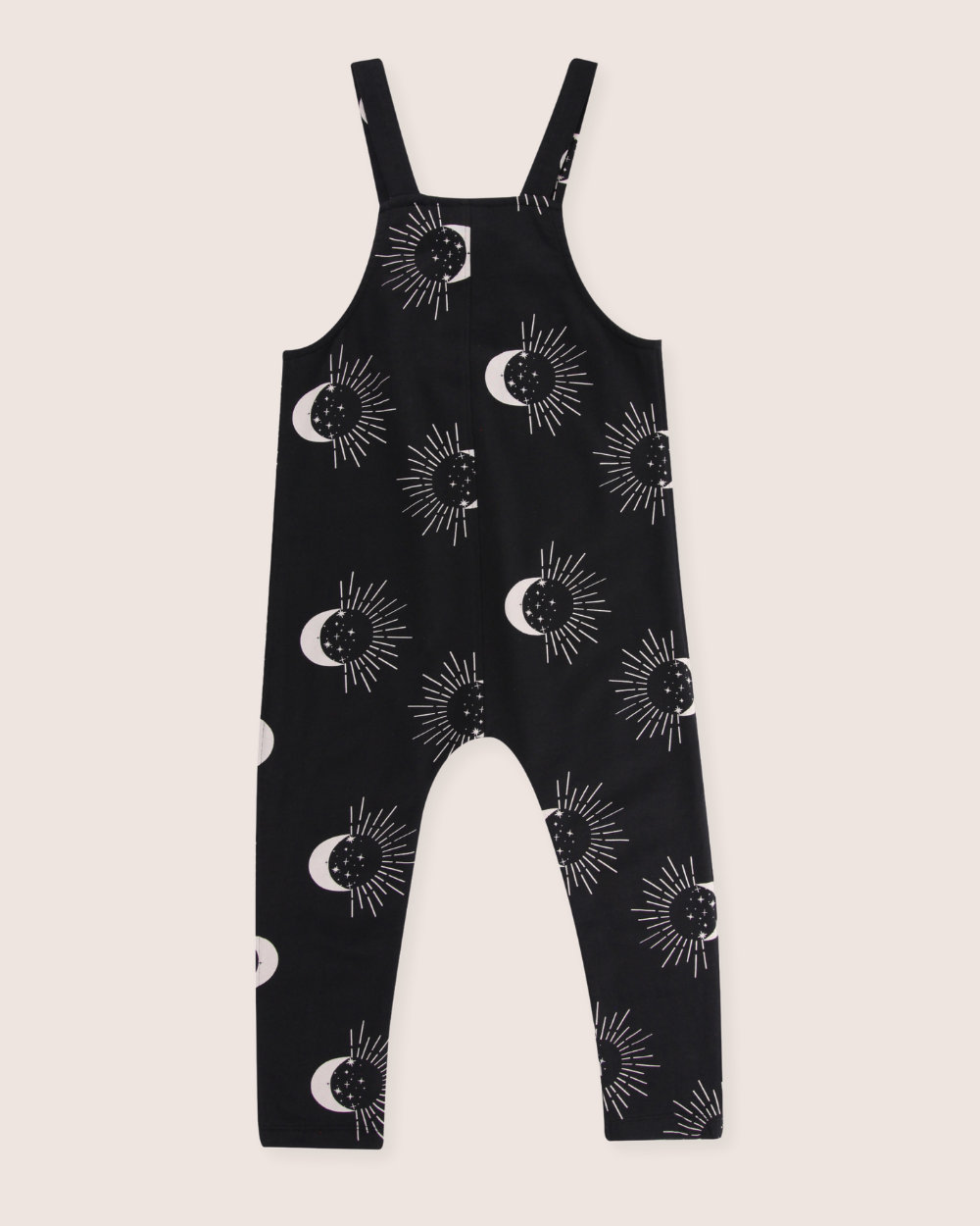 organic cotton Black Astrology Print Dungarees - image 7