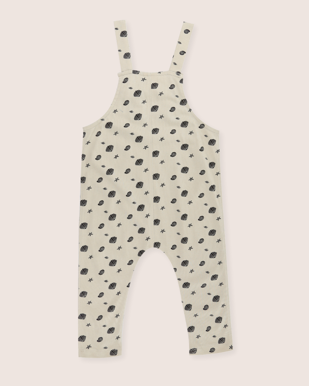organic cotton Stone Seashell Print Dungarees - image 5