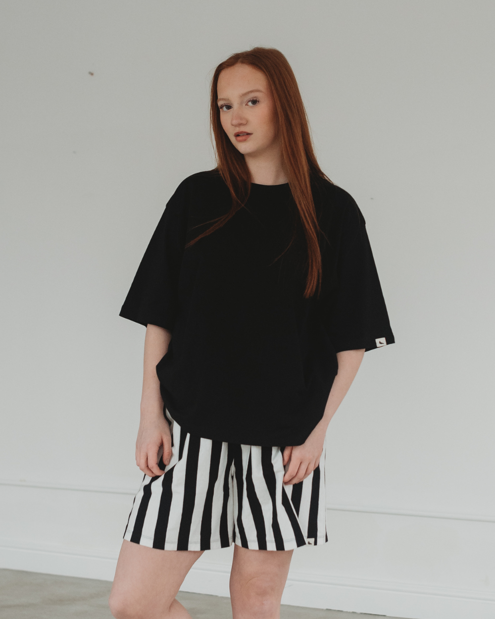 Elsie Black Oversized T-Shirt