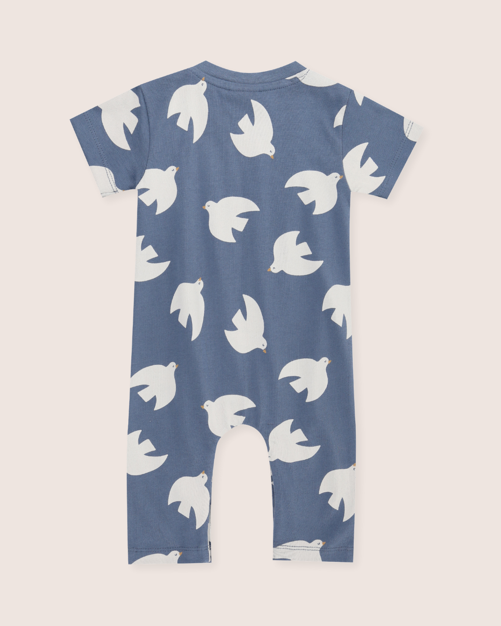 organic cotton Blue Seagull Print Romper - image 5