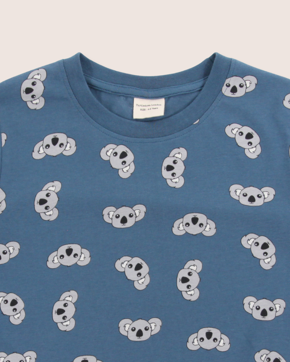 organic cotton Blue Koala Print Top - image 4