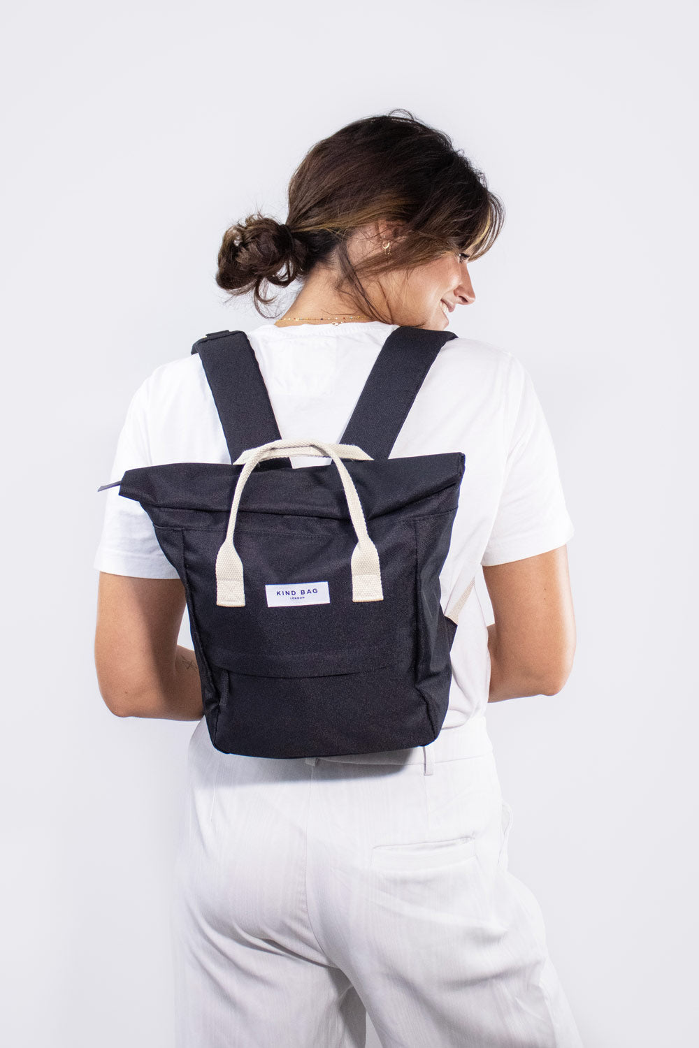 Hackney 2.0 Black Mini Backpack