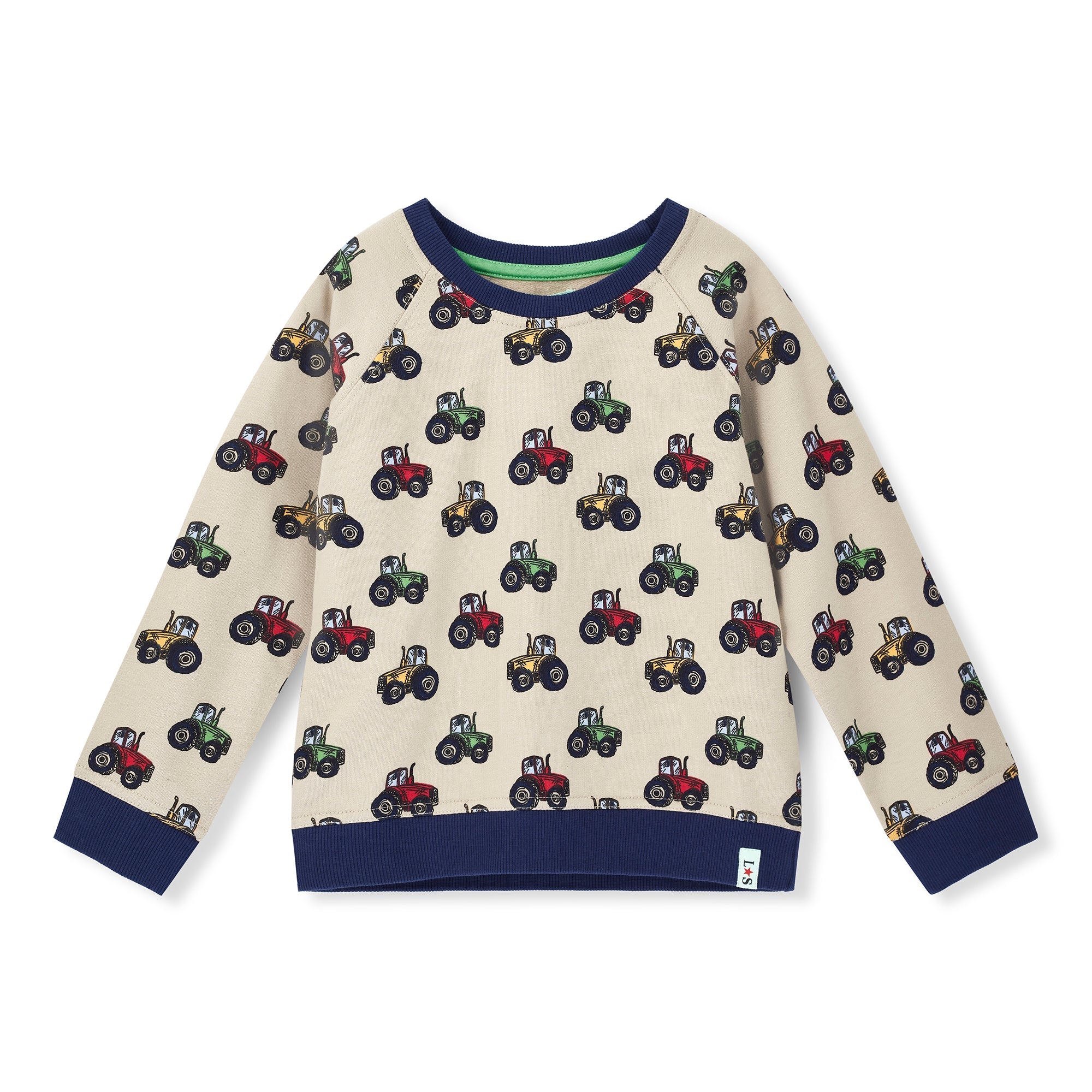 Stone Tractor Print Sweatshirt