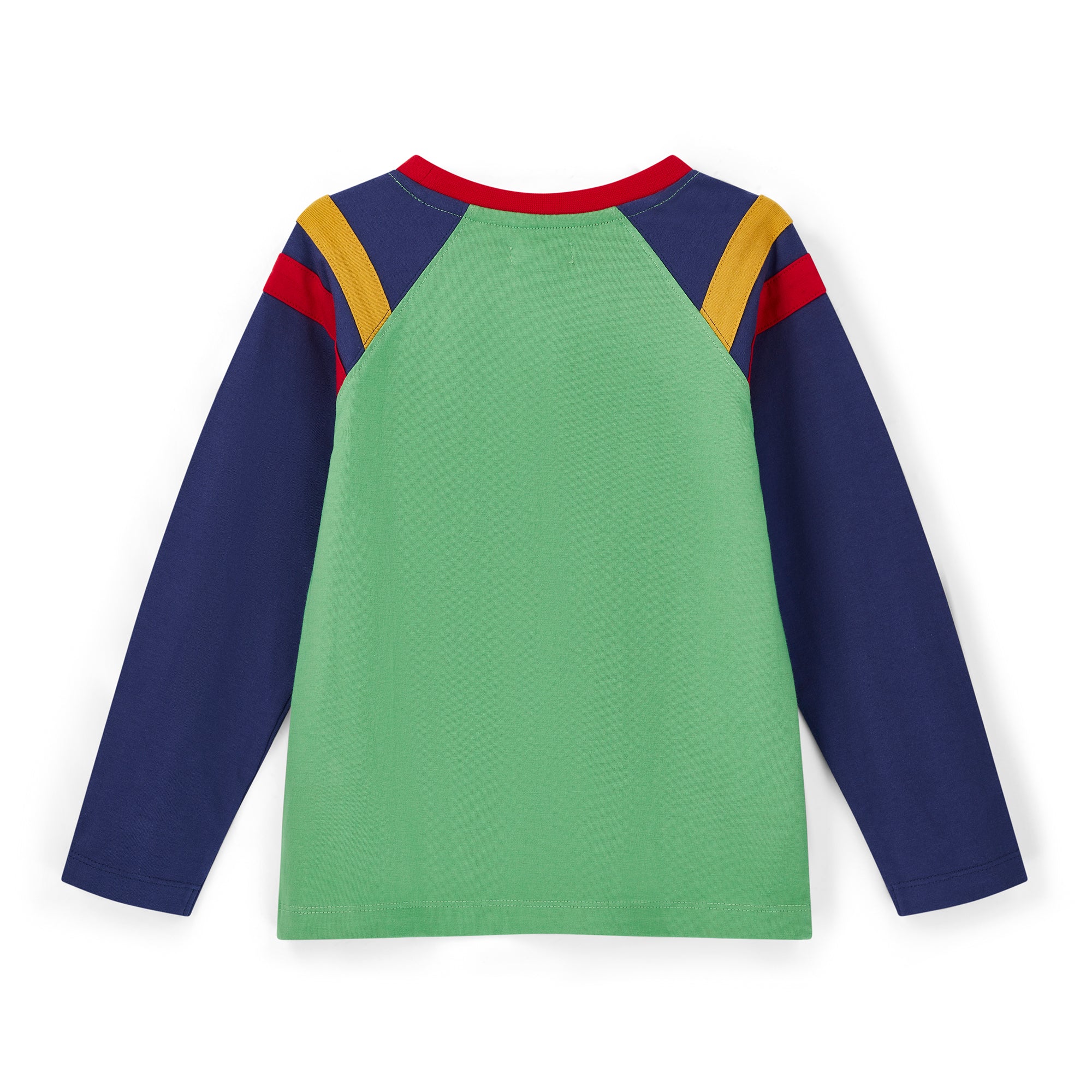 Green Colour Block Top