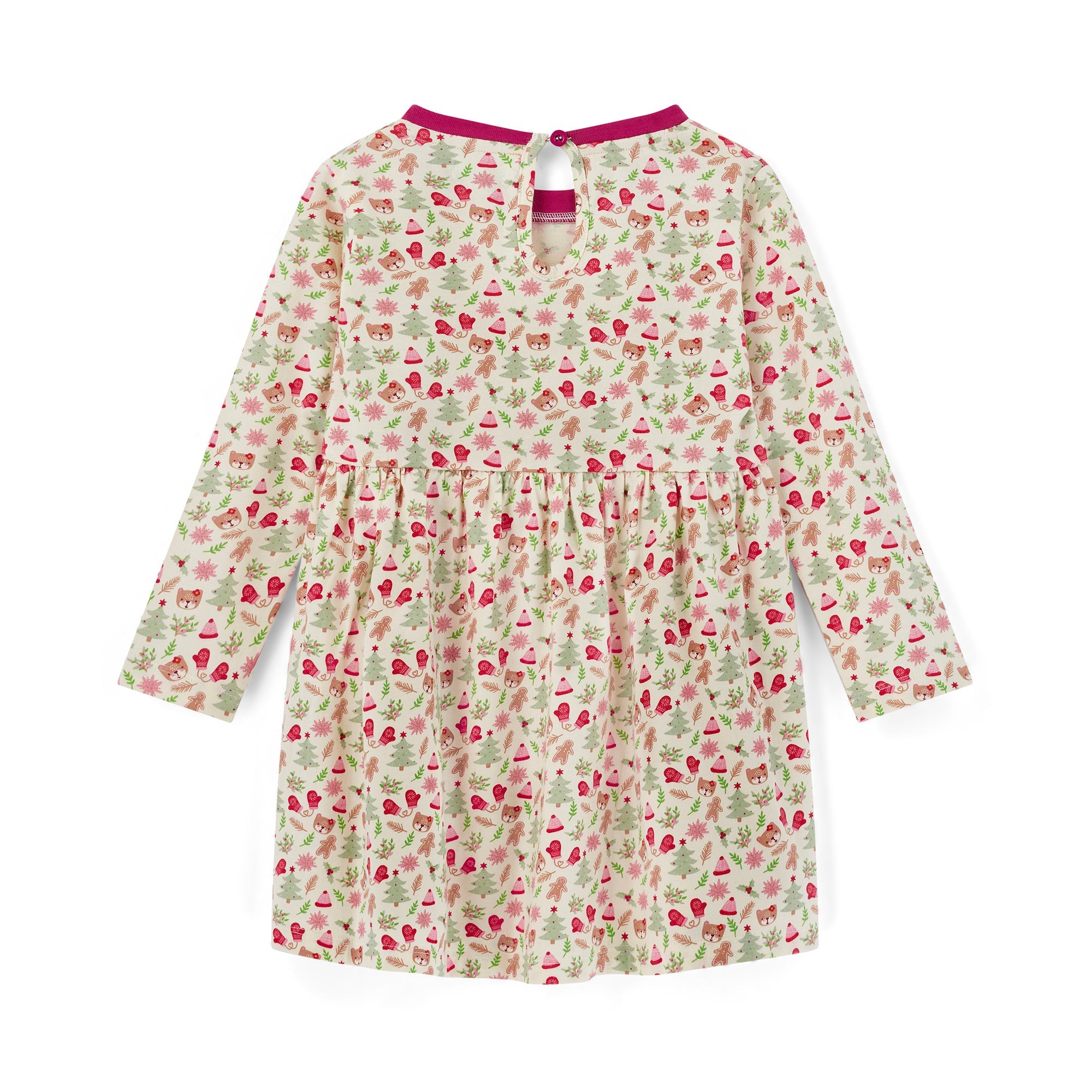 Multicoloured Lilly Gingerbread Print Dress And Legging Set
