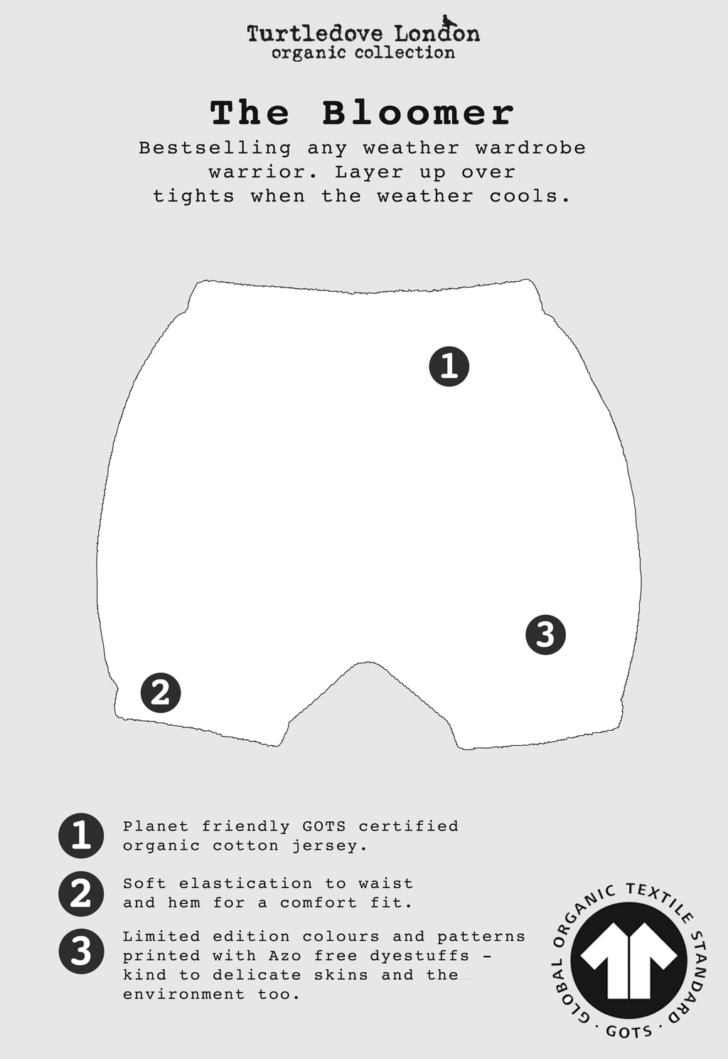 Cream Abstract Spot Print Bloomers - image 7