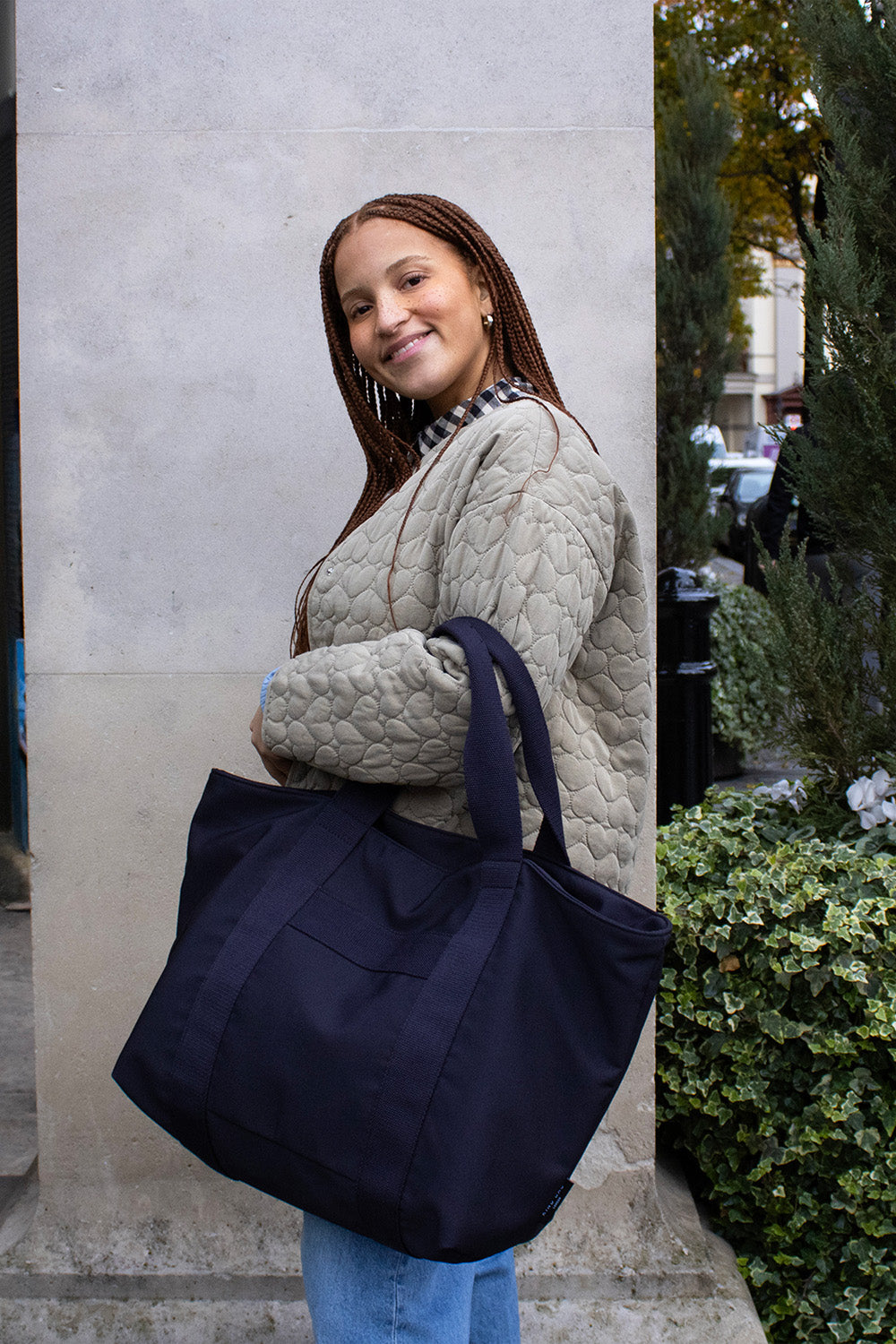 Carryall Tote Black Bag