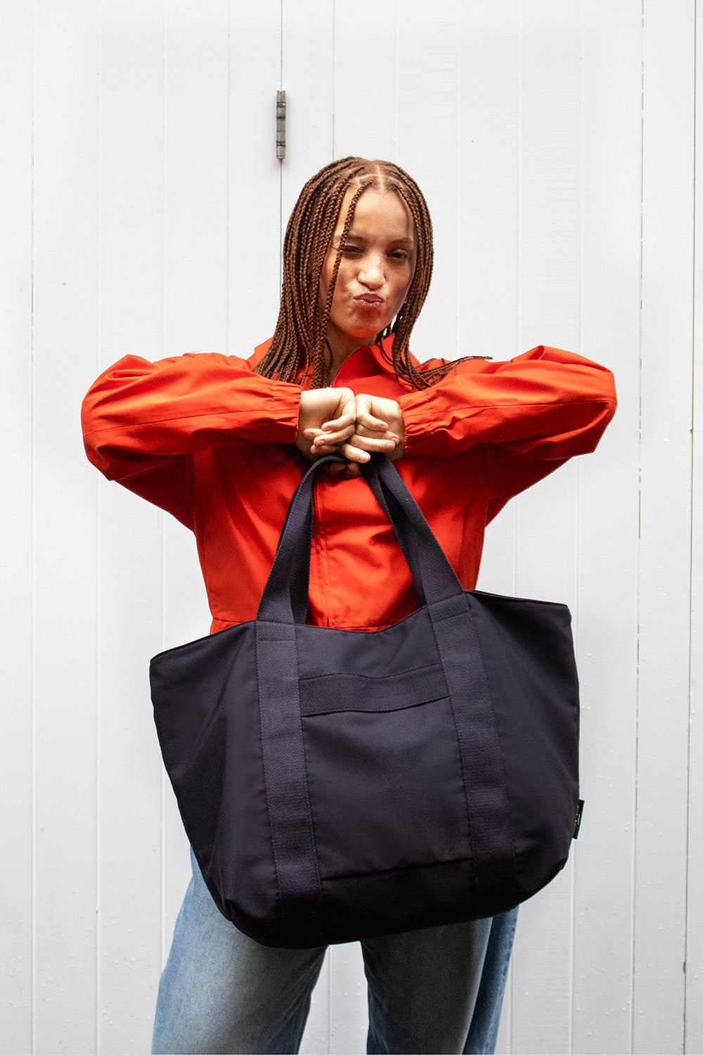 Carryall Tote Black Bag