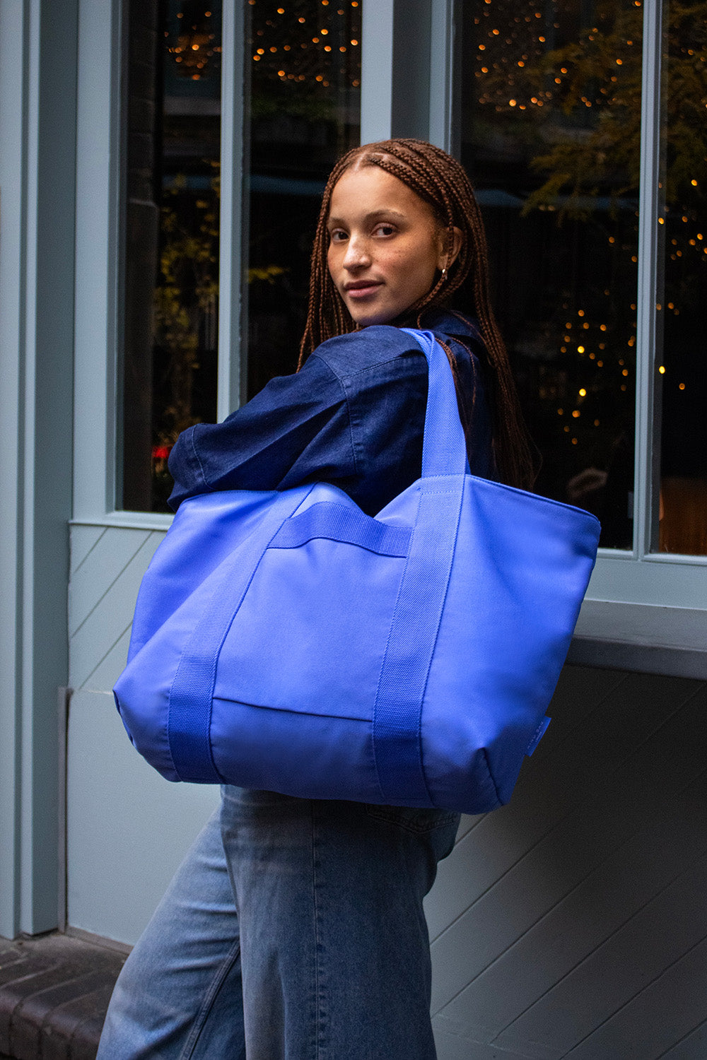 Carryall Tote Blue Bag