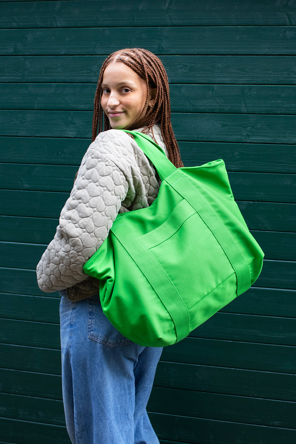 Carryall Tote Green Bag