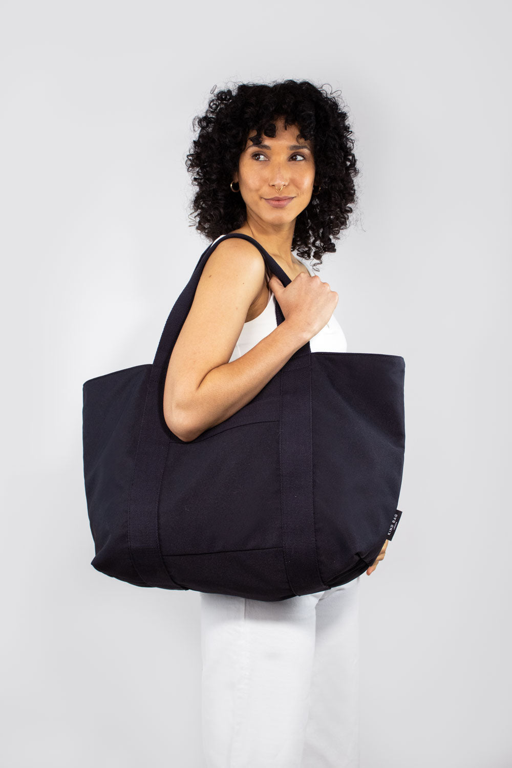 Carryall Tote Black Bag