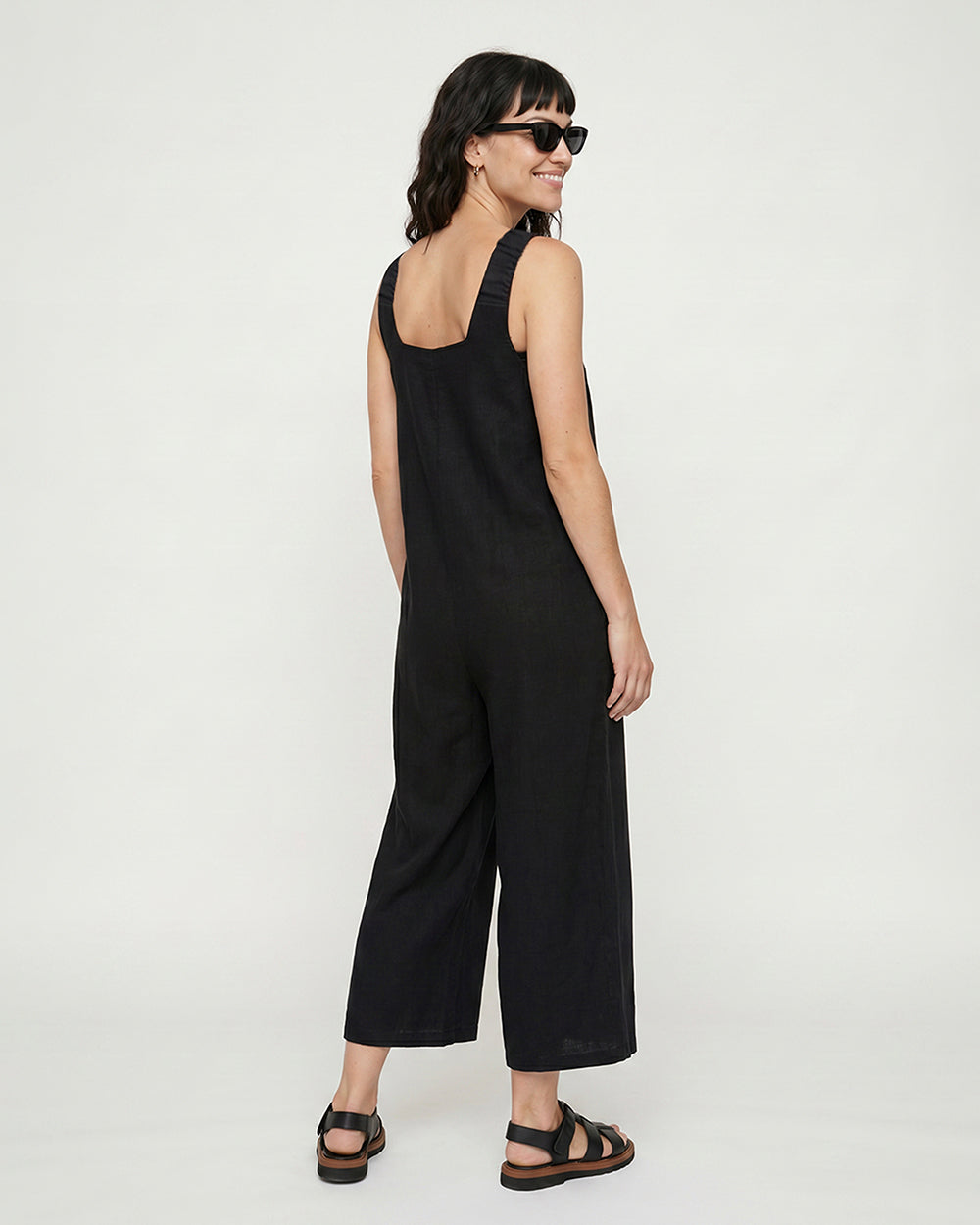 Grace Black Wide Leg Jumpsuit