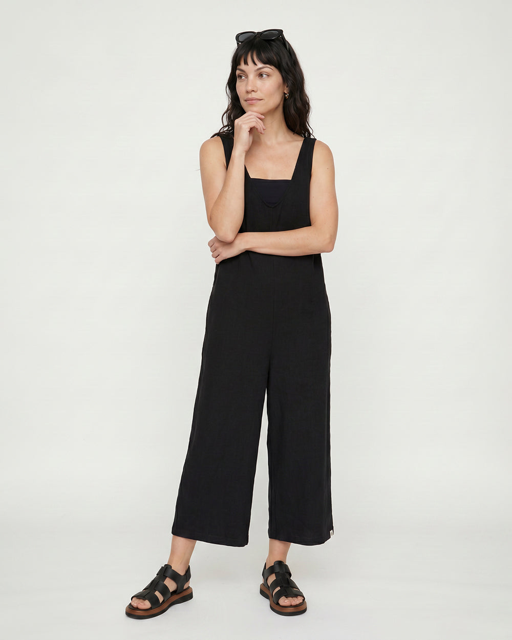 Grace Black Wide Leg Jumpsuit