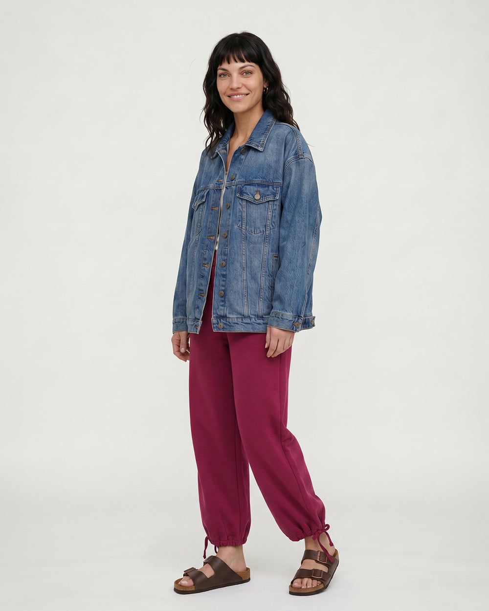 PREORDER Kit Burgandy Lightweight Jersey Trouser