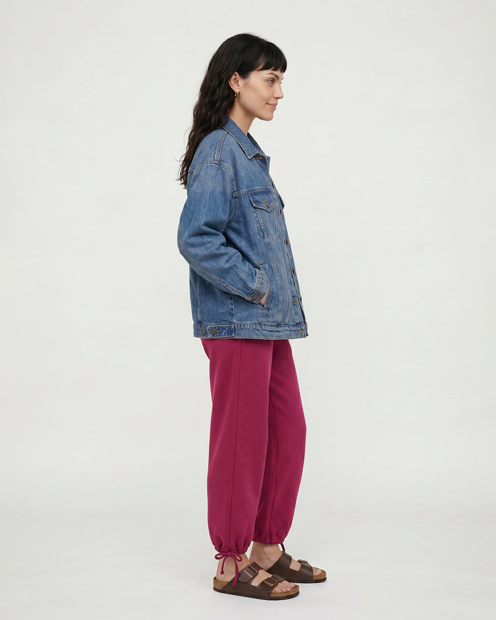 PREORDER Kit Burgandy Lightweight Jersey Trouser