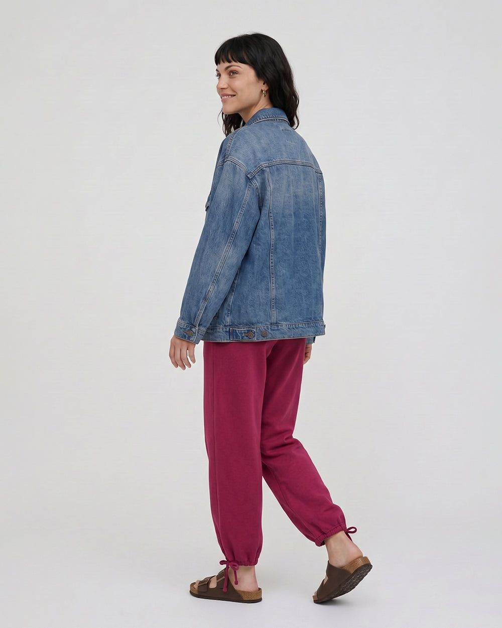PREORDER Kit Burgandy Lightweight Jersey Trouser