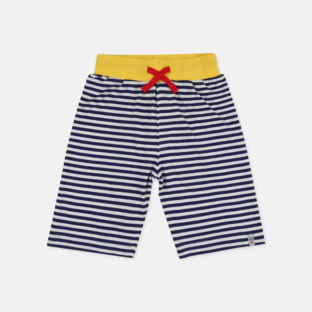 Multicoloured Star And Stripe Print Short - 2 Pack