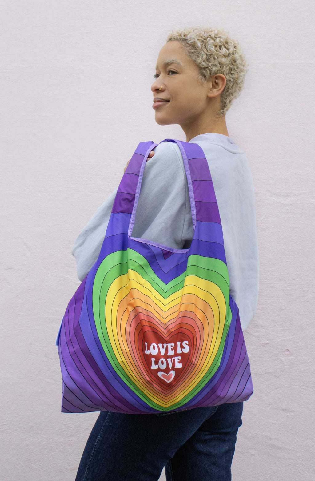 Medium Love is Love Reusable Bag