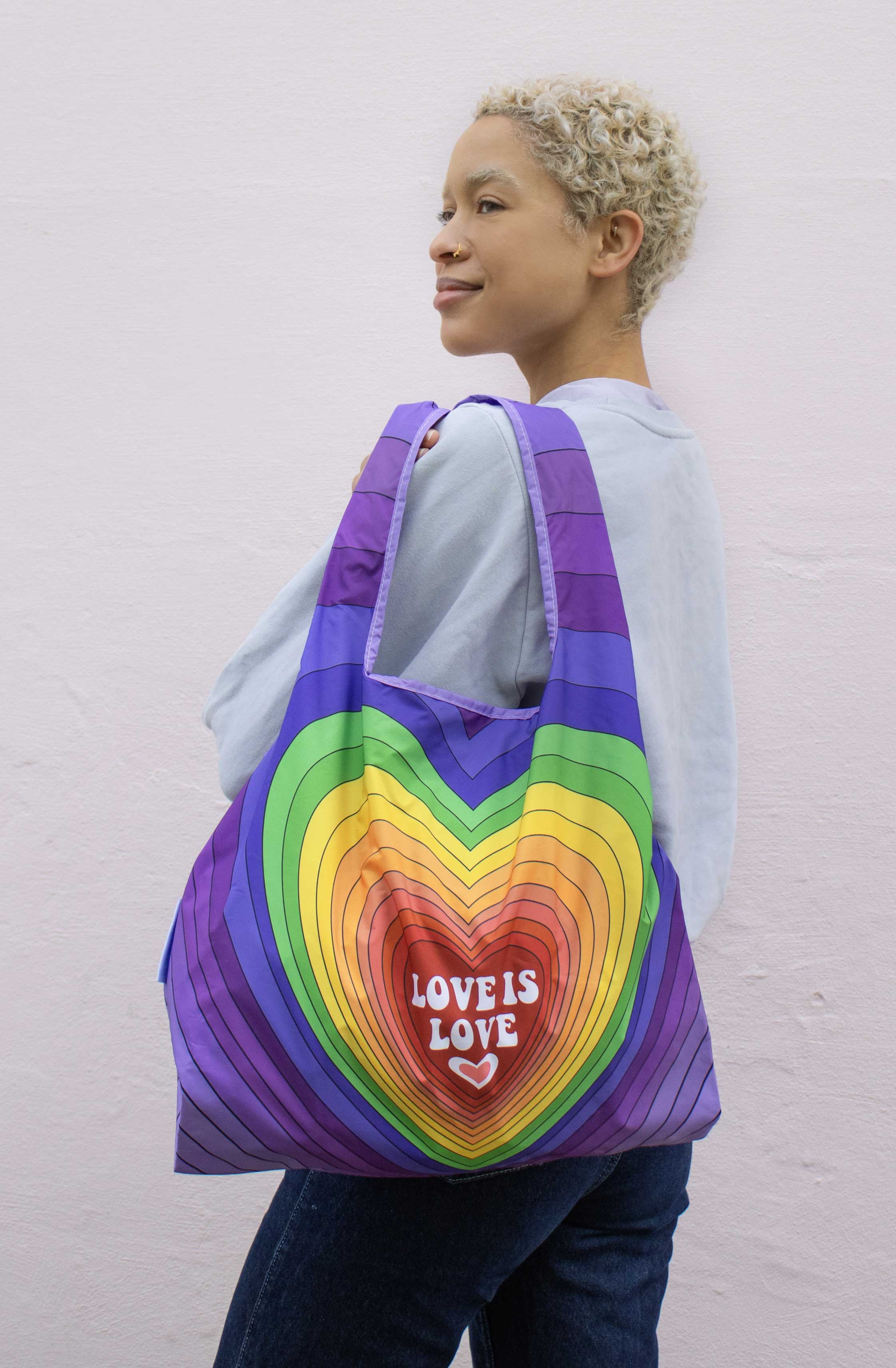 Medium Love is Love Reusable Bag