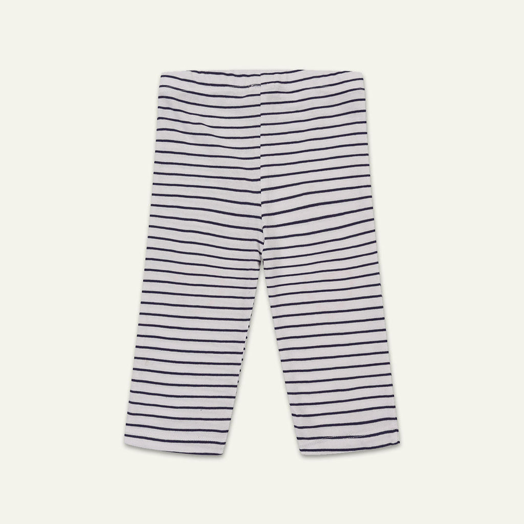 Multicoloured Seahorse and Stripe Print Leggings -2 Pack