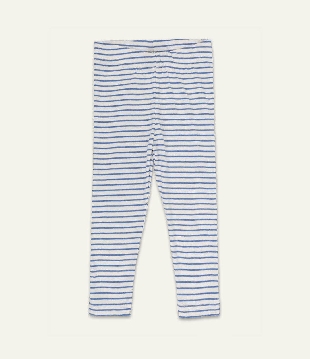Blue Stripe Print Leggings