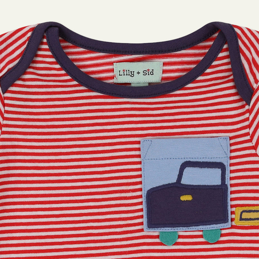 Multicoloured Car Print T-shirt And Short Set