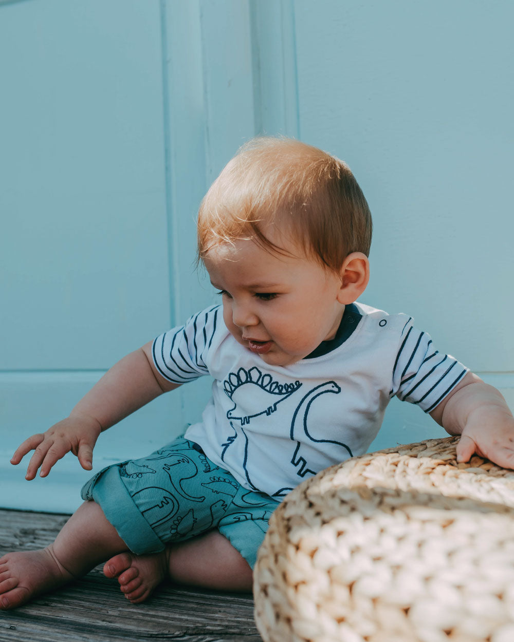 Multicoloured Dinosaur Print T-shirt And Legging Set