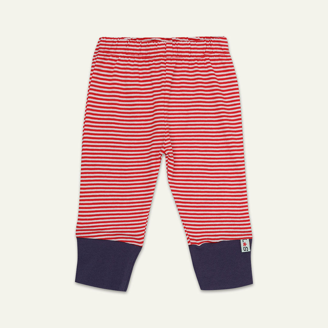 Multicoloured Whale And Stripe Print Leggings - 2 Pack