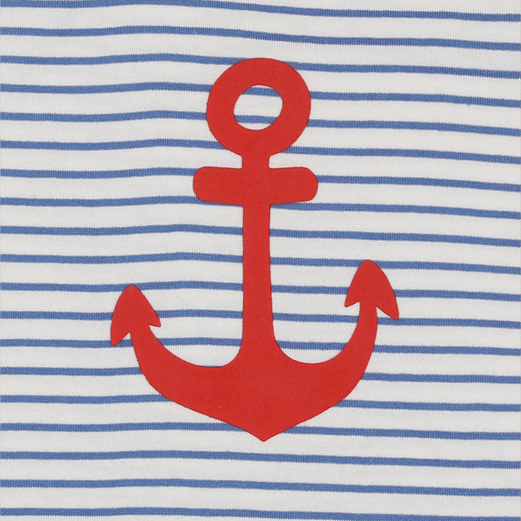 Multicoloured Sailing Boat Print Top And Short Set