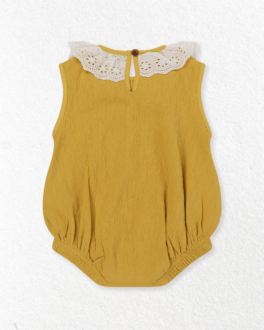Yellow Plain Romper