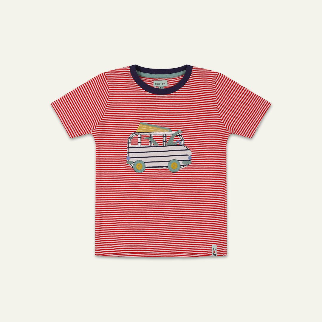 Red Car Applique T- Shirt