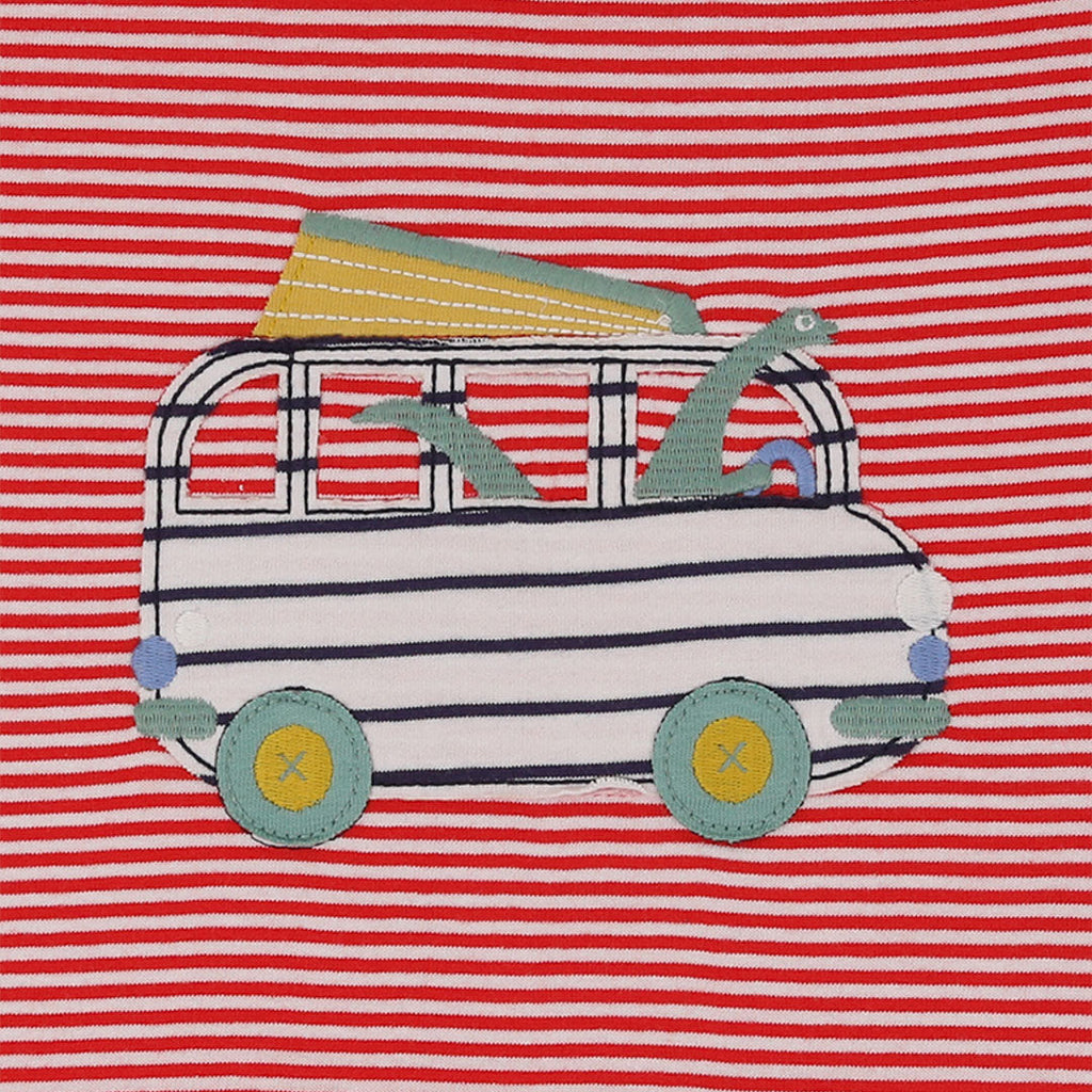 Red Car Applique T- Shirt