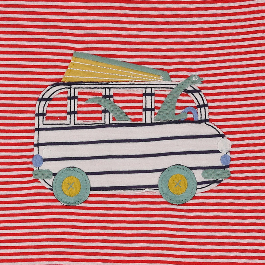 Red Car Applique T- Shirt