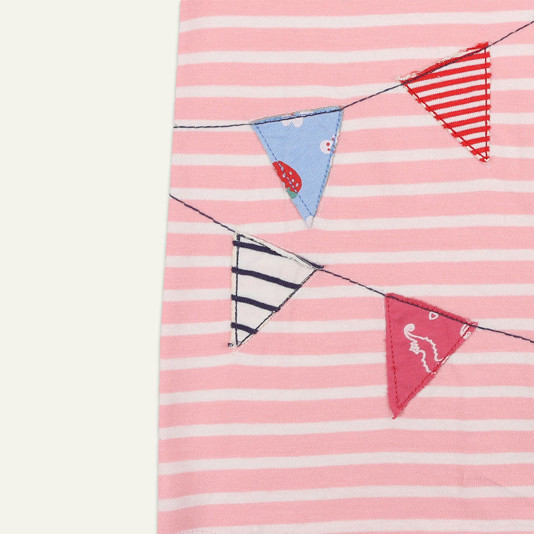 Pink Bunting Print T-Shirt