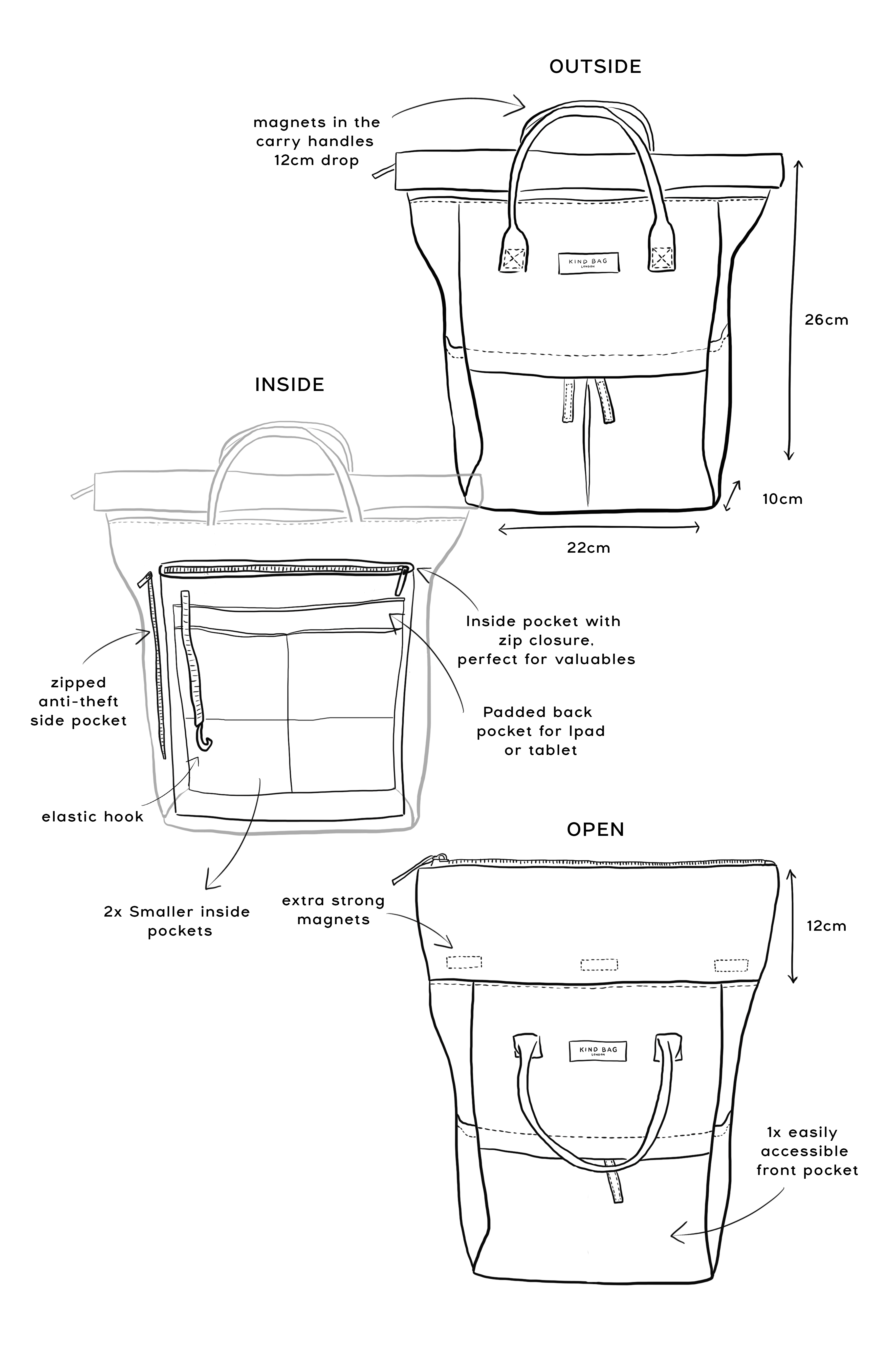 Hackney 2.0 Purple Mini Backpack