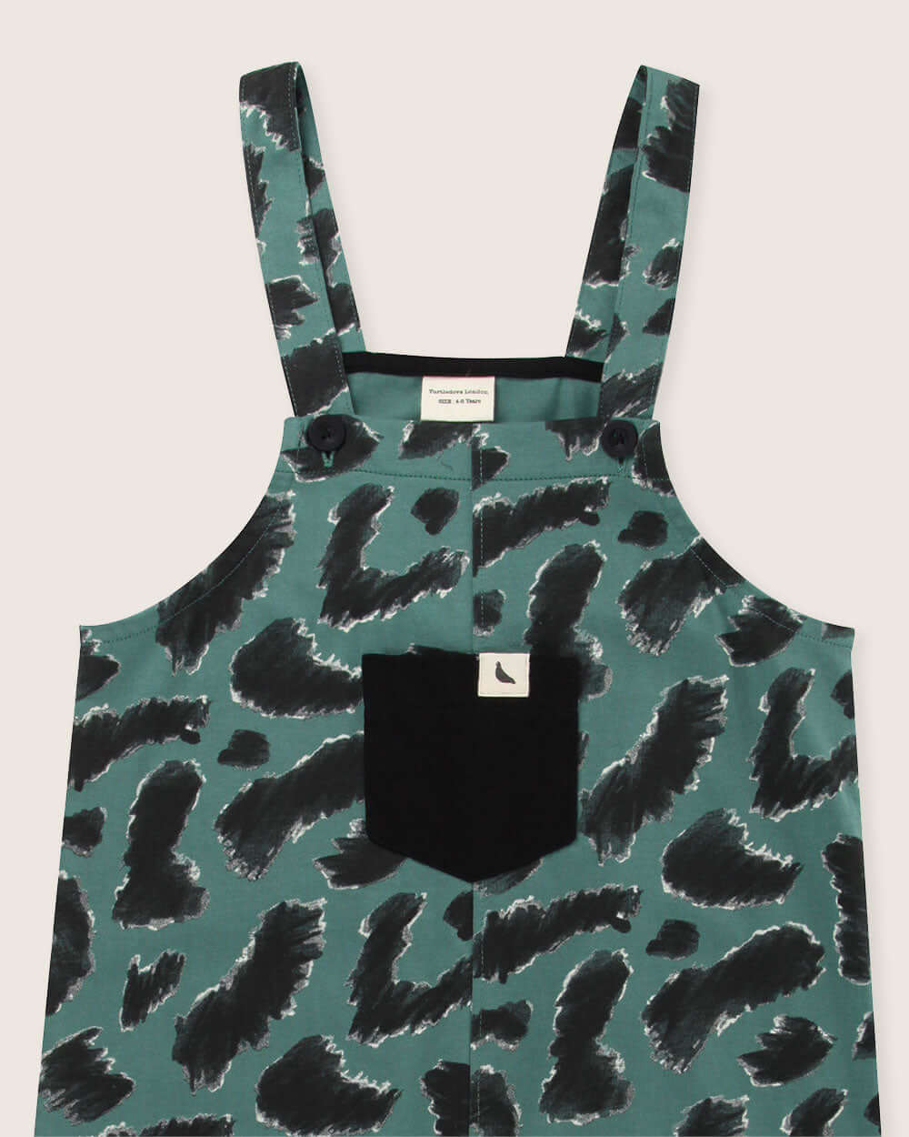 Green Kids Dungarees