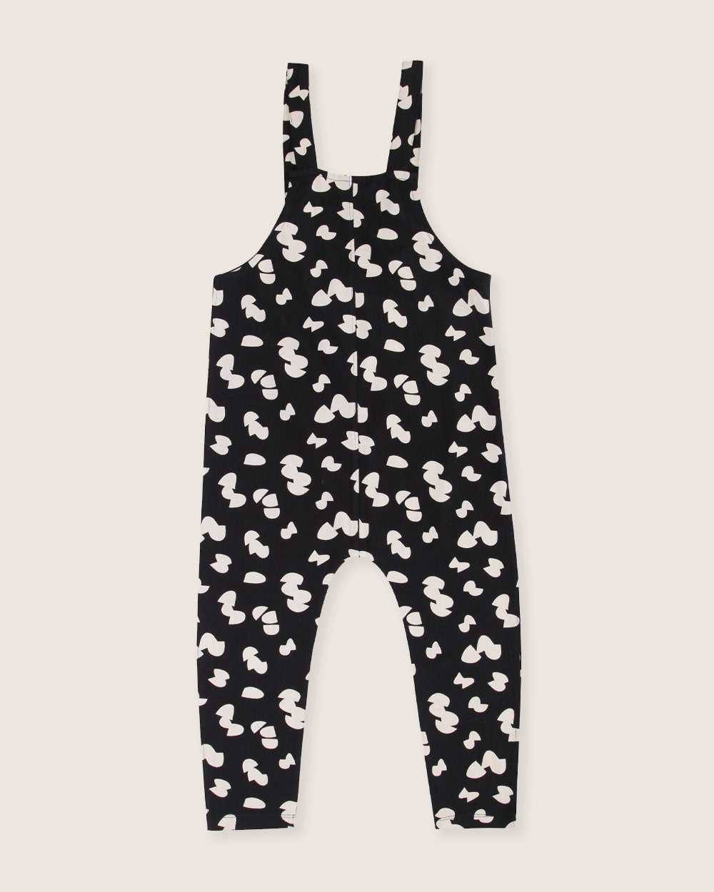 organic cotton Black Popcorn Print Dungarees - image 7