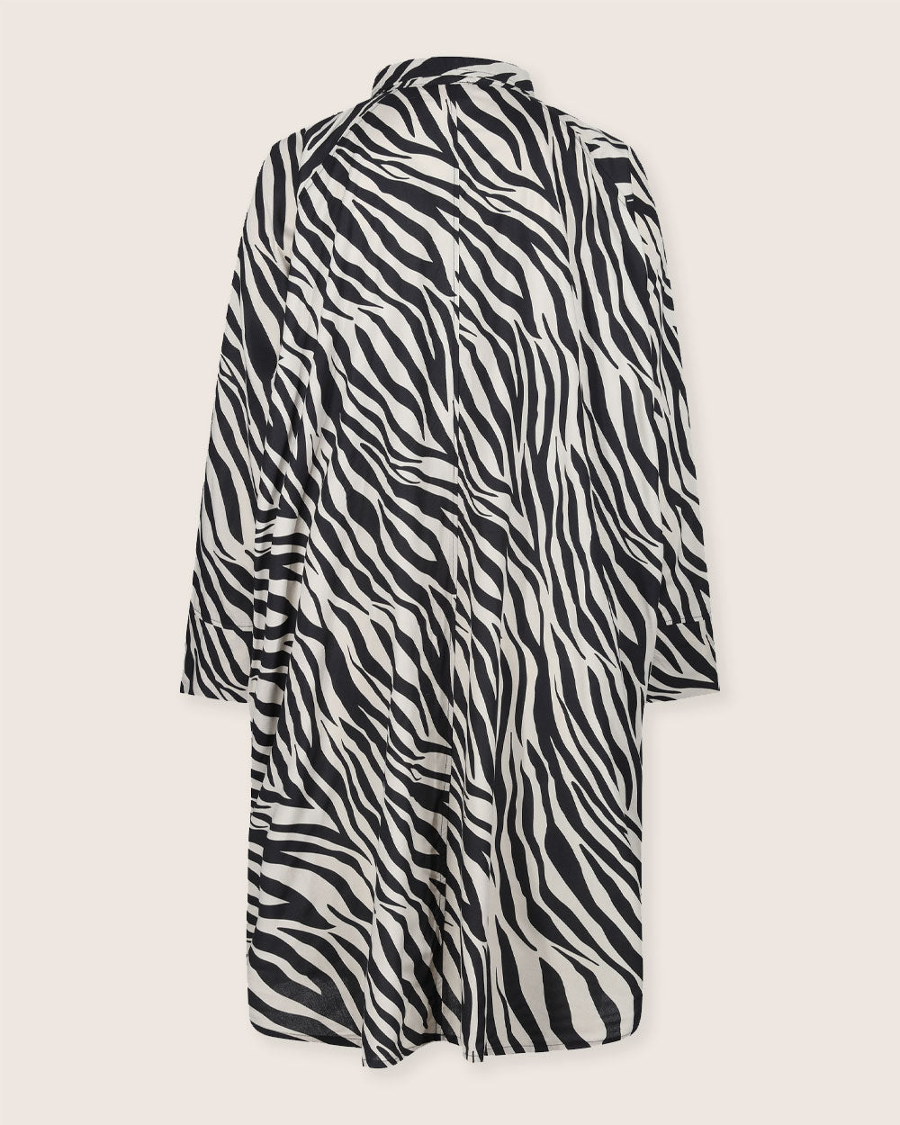 Jess Multicolour Zebra Streak Midi Shirt Dress- image 6