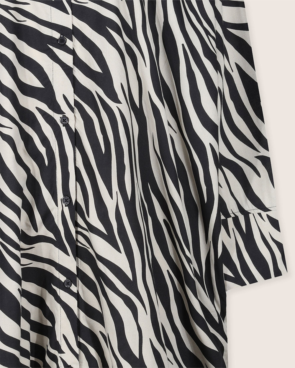 Jess Multicolour Zebra Streak Midi Shirt Dress- image 5