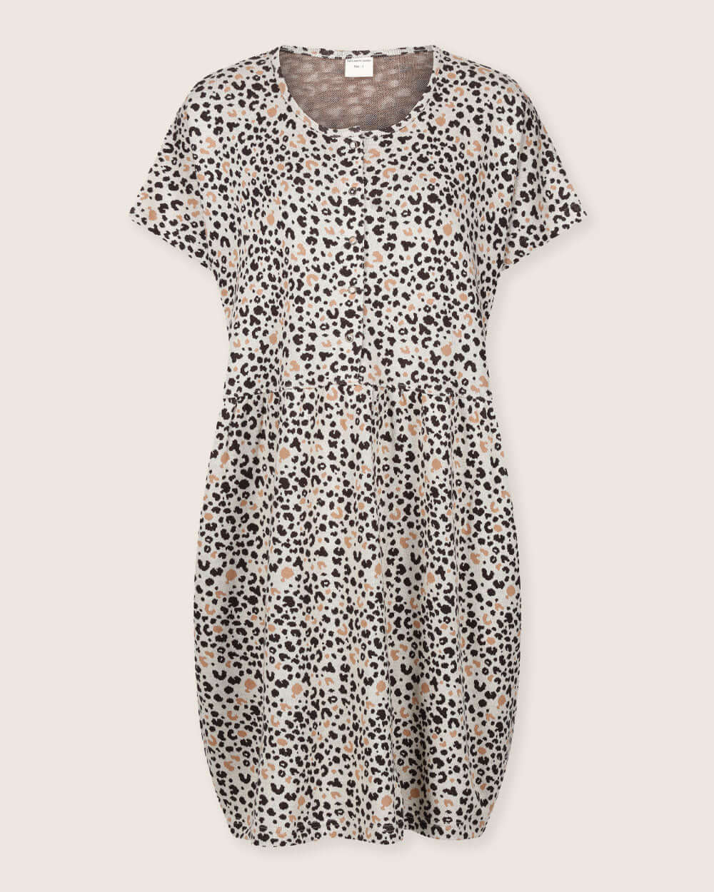 organic cotton Ada Multicolour Leopard Animal Print Mini Dress - image 2
