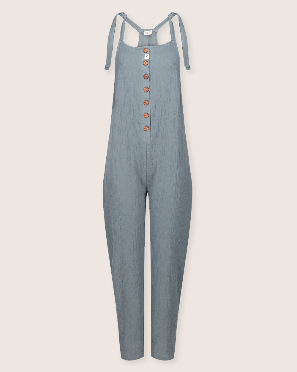 organic cotton Erin Sea Blue Dungarees - image 2
