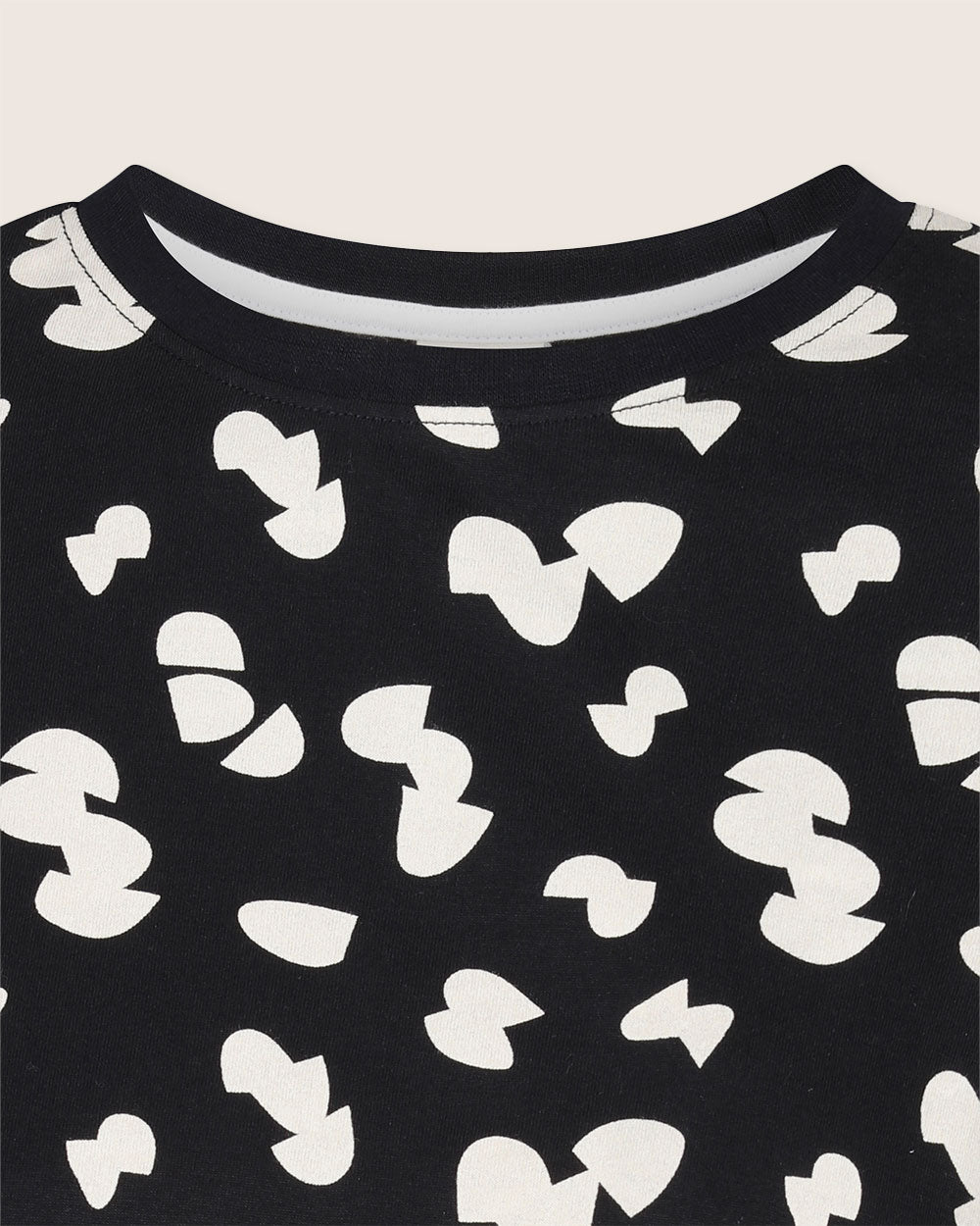 organic cotton Sam Black Popcorn Print T-Shirt - image 2