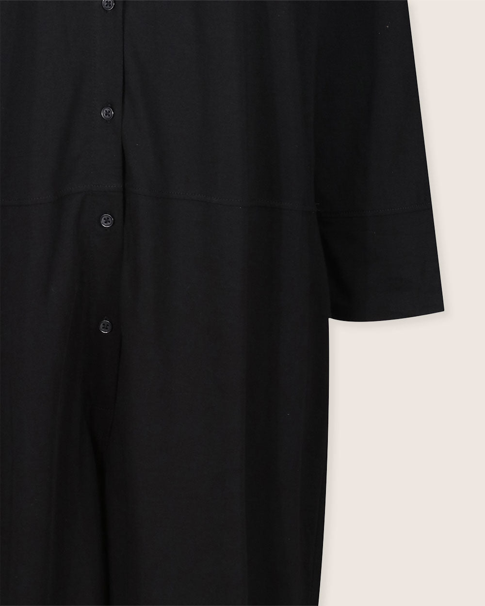 Shana Black Collared Jumpsuit- image 8