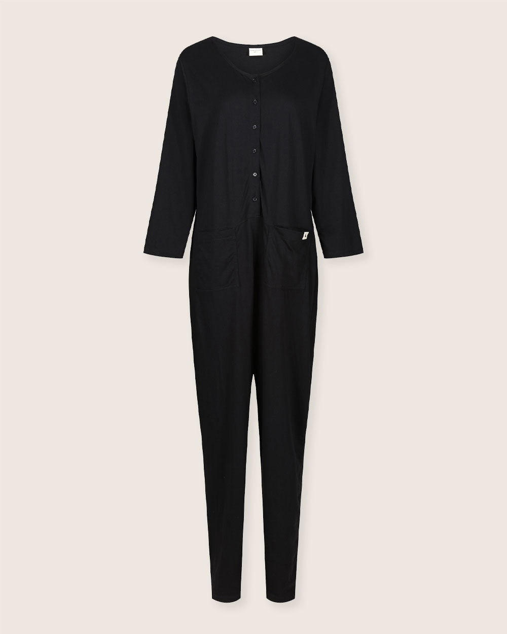 Mila Black Long Sleeve Jumpsuit- image 3