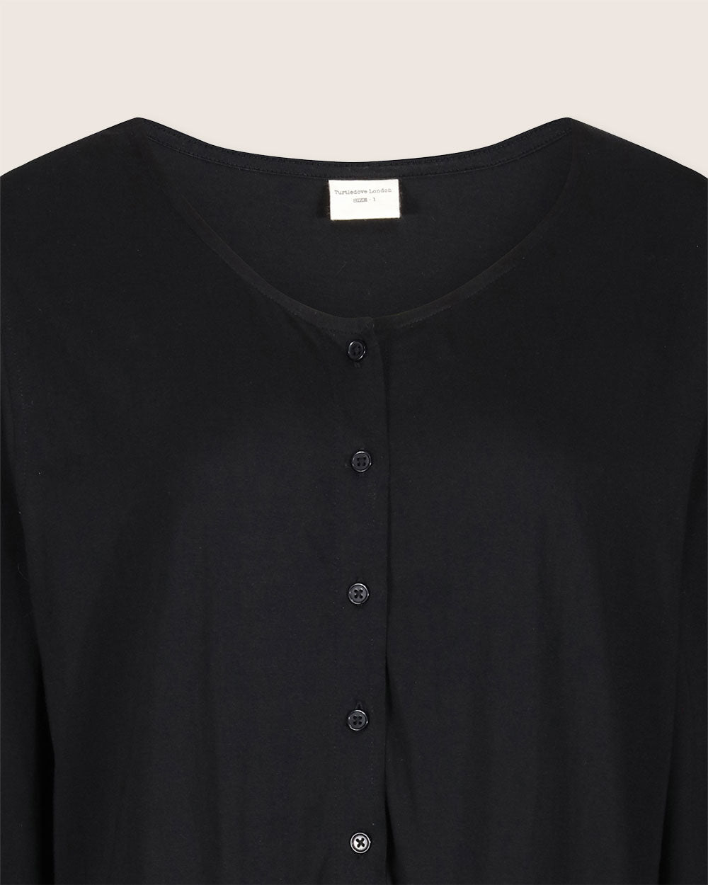 Mila Black Long Sleeve Jumpsuit- image 4