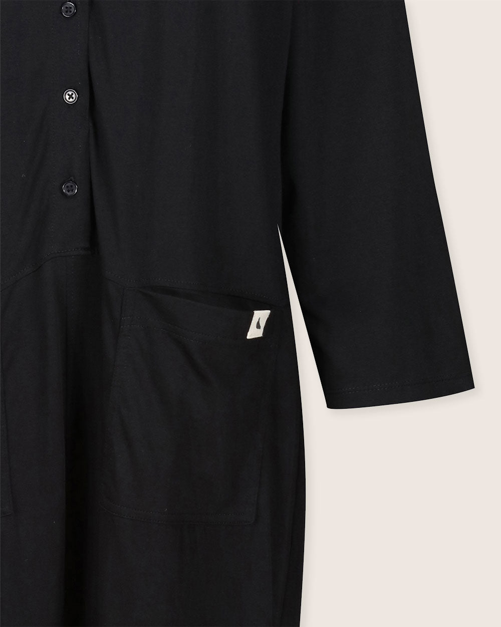 Mila Black Long Sleeve Jumpsuit- image 7