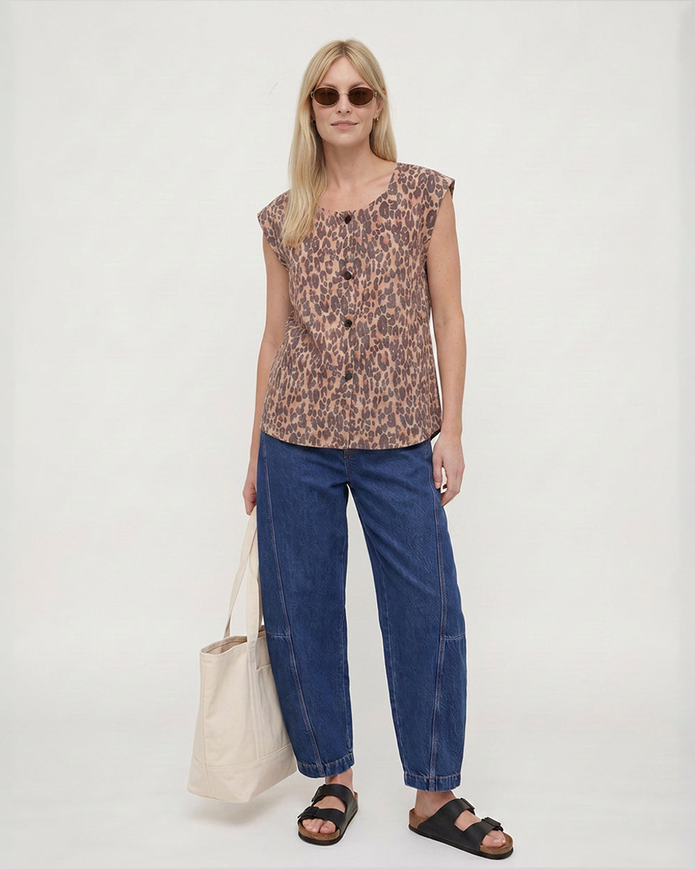 PREORDER Pip Neutral Leopard Top